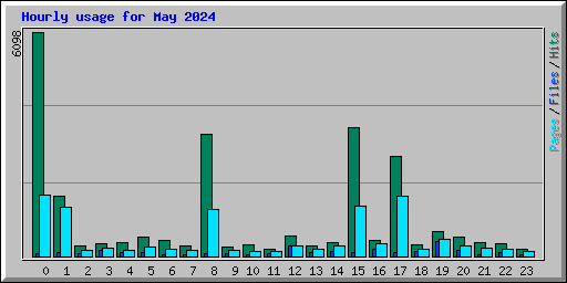 Hourly usage for May 2024